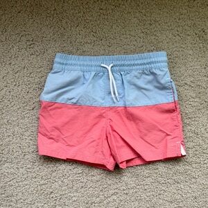 The Beaufort Bonnet Company Country Club Coloblock Swim Trunks sz 6